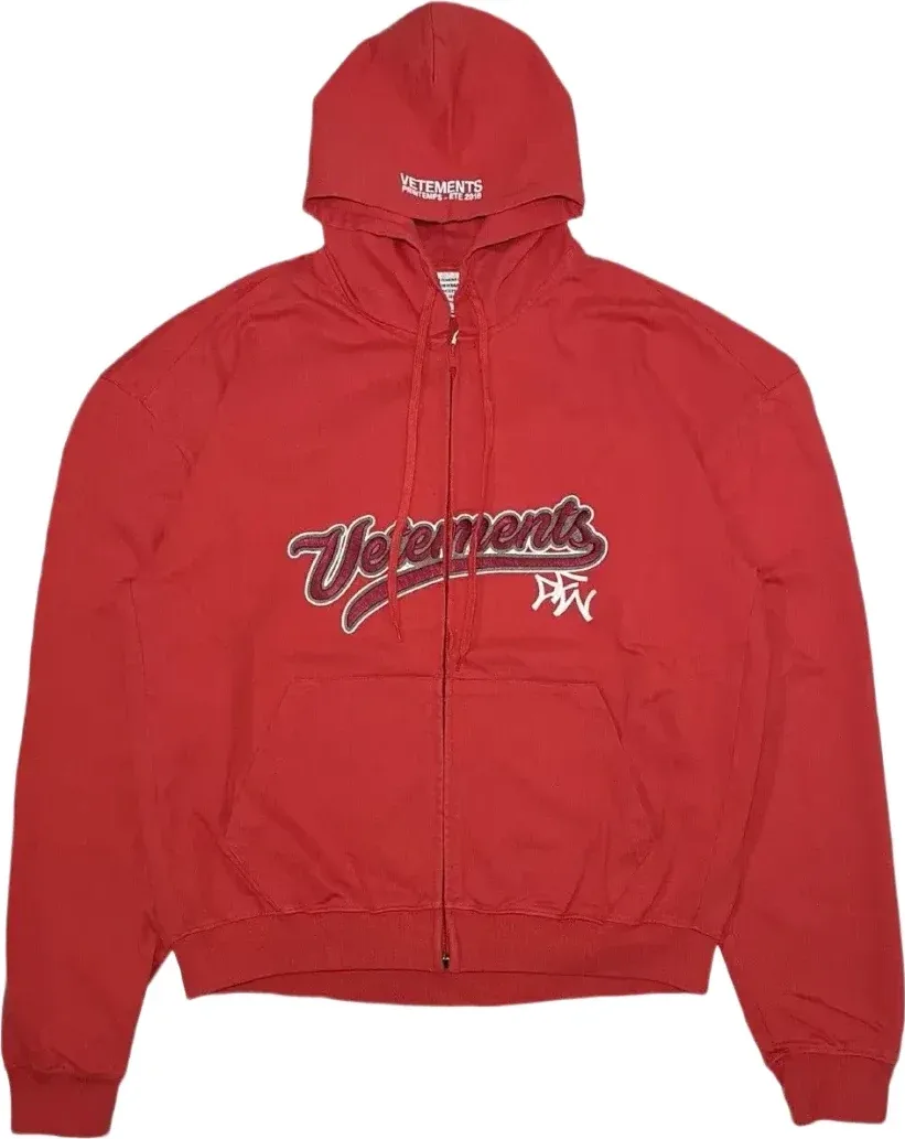 Vetements Bro Zip (Red) Rep — Kakobuy Spreadsheet
