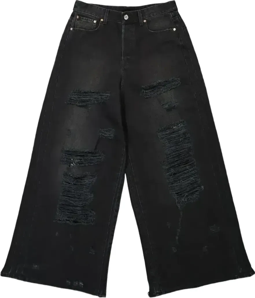 Vetements ripped baggy jeans Rep — Kakobuy Spreadsheet