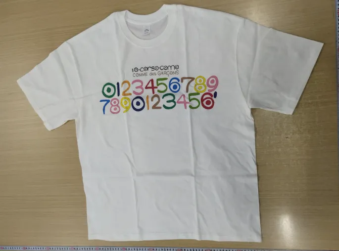 CDG Numbers Tee QC photo 1