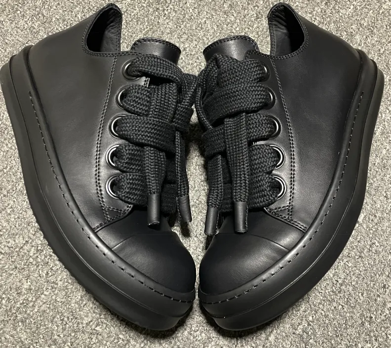 Rick Owens Jumbo Lace Blacked out QC photo 1