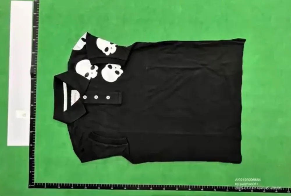 Hydrogen Skulls Patchwork Polo QC photo 1