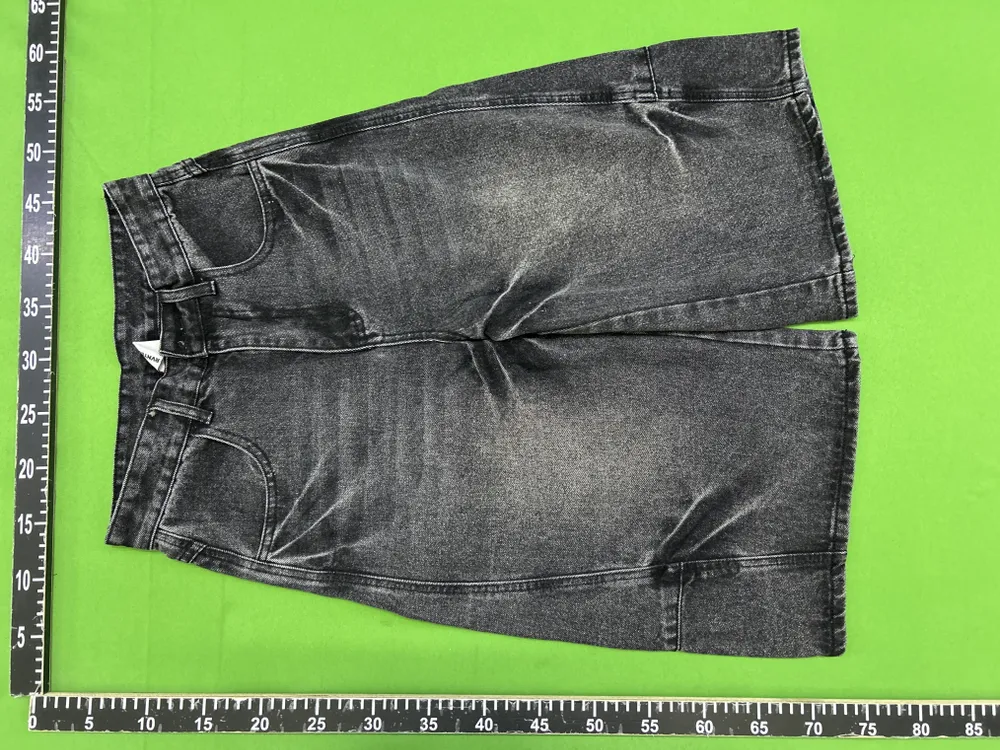 Feel Lonely Washed Denim Shorts QC photo 1
