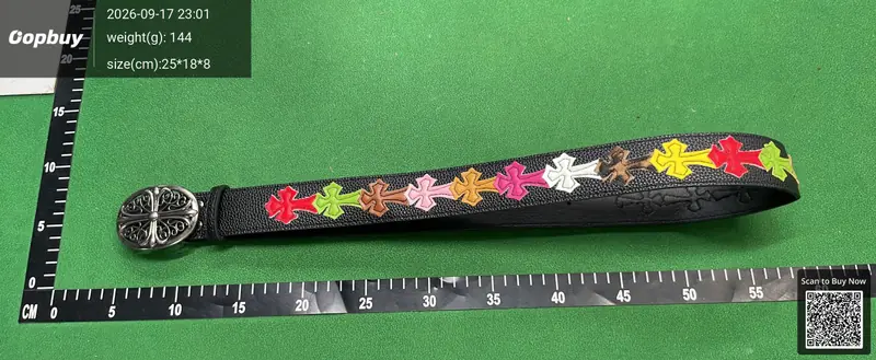 Chrome Hearts Rainbow Belts QC photo 12
