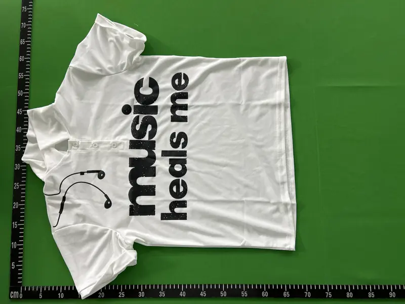 "Music Heals Me" Polo Shirt QC photo 3