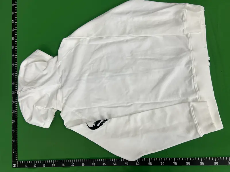 White Number Nine Double Skull Hoodies QC photo 13