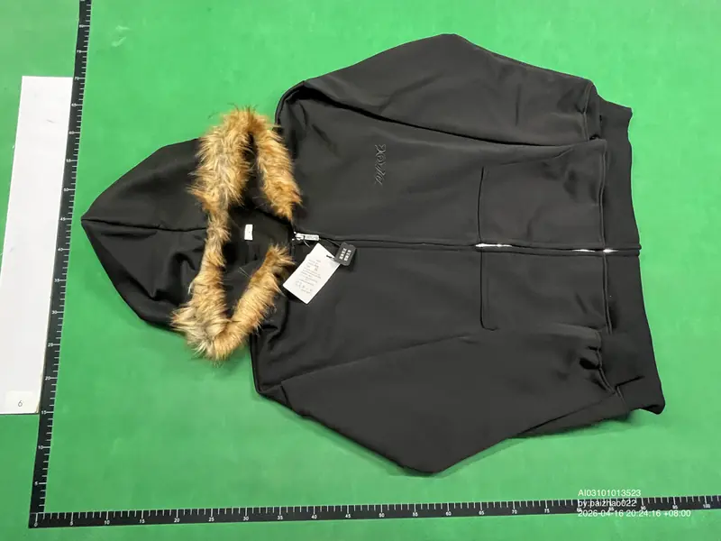 WLNEXT Fur Hoodie (Grey) QC photo 5