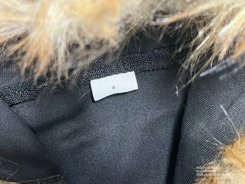 WLNEXT Fur Hoodie (Grey) QC photo 6