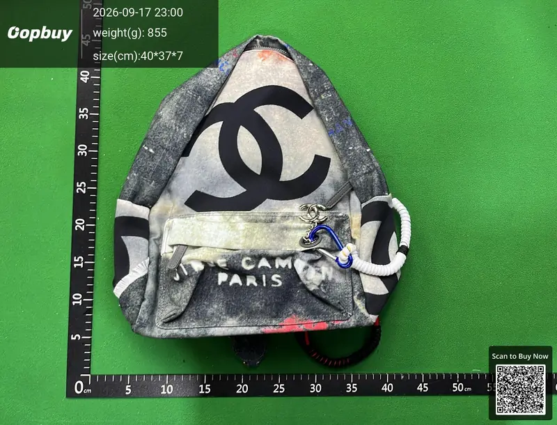 Chanel Graffiti Backpacks QC photo 2