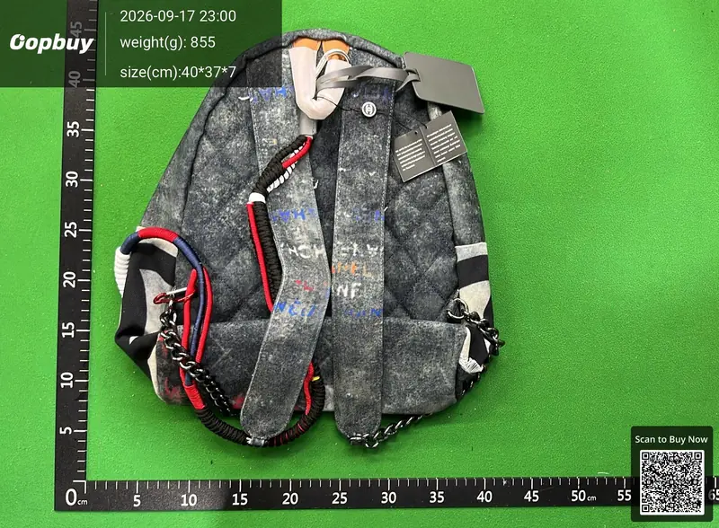 Chanel Graffiti Backpacks QC photo 3