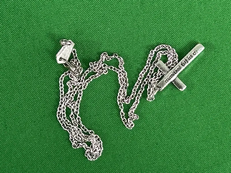 Number Nine cross necklace QC photo 2