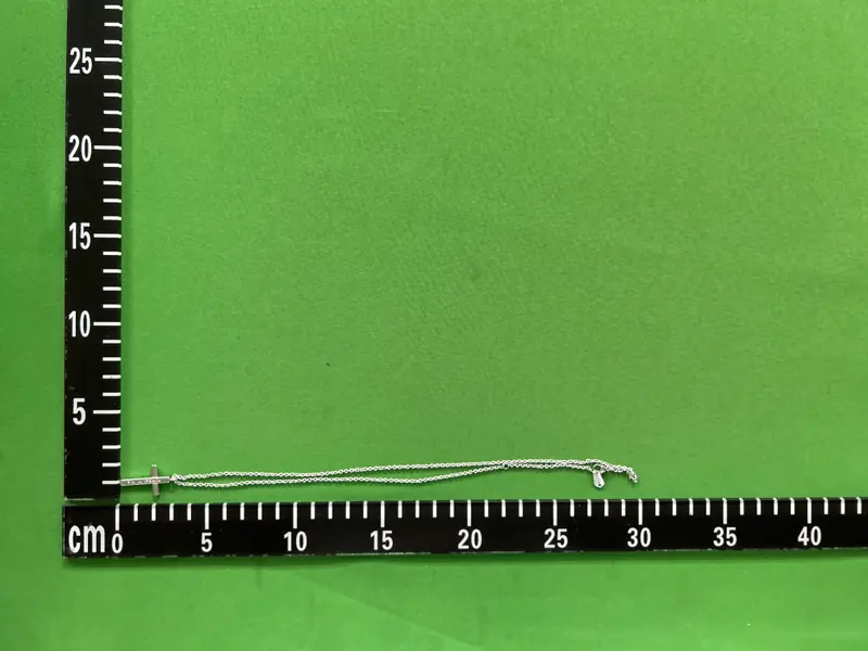 Number Nine cross necklace QC photo 3