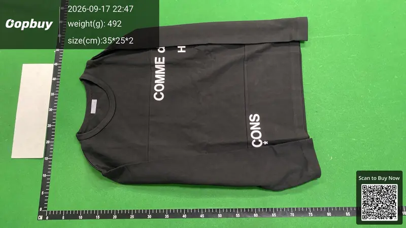 CDG 2001 long sleeve (White) QC photo 7