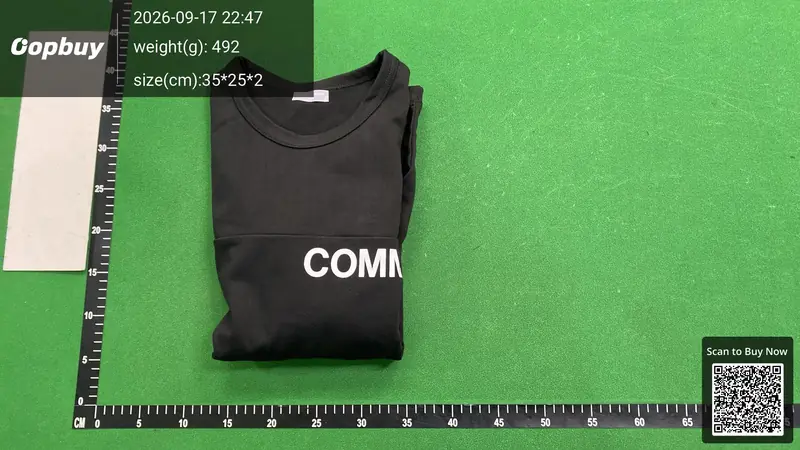 CDG 2001 long sleeve (White) QC photo 9