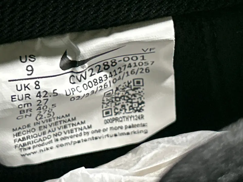 Af1 Low Black QC photo 16