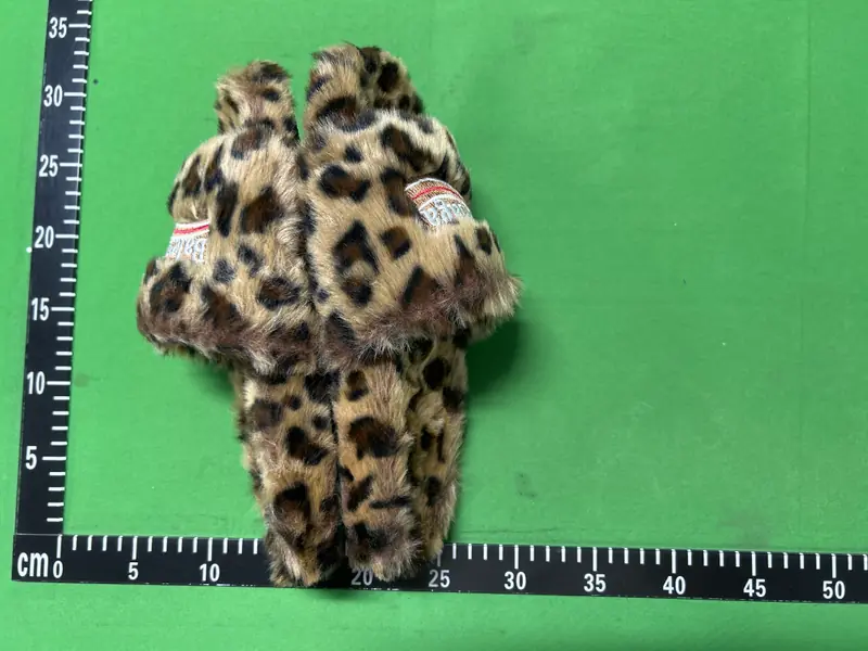 Balenciaga leopard fur slides QC photo 12
