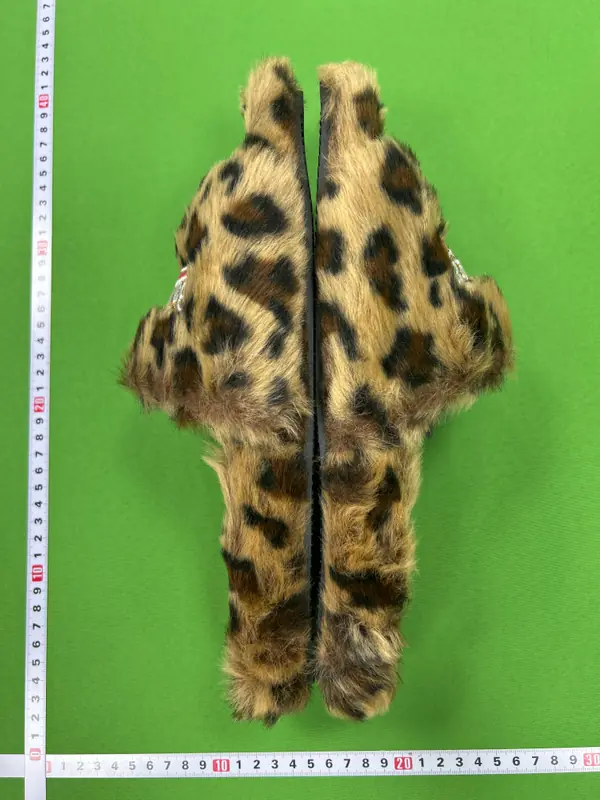 Balenciaga leopard fur slides QC photo 19