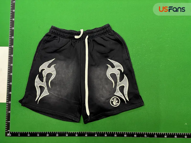 Flame-Printed Shorts QC photo 6