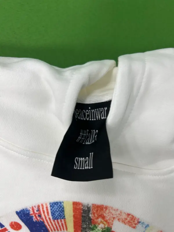 Peaceinwar World Peace Hoodie (Cotton) QC photo 6