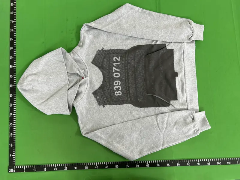 Greerstreet Vest Hoodie (Light Grey) QC photo 1