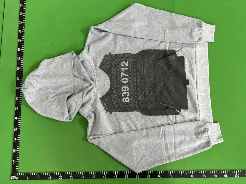 Greerstreet Vest Hoodie (Light Grey) QC photo 13