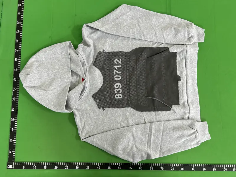 Greerstreet Vest Hoodie (Light Grey) QC photo 5