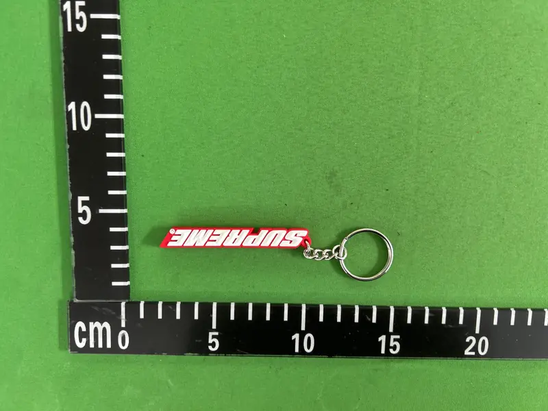 Supreme Bevel Logo KeyChain QC photo 11
