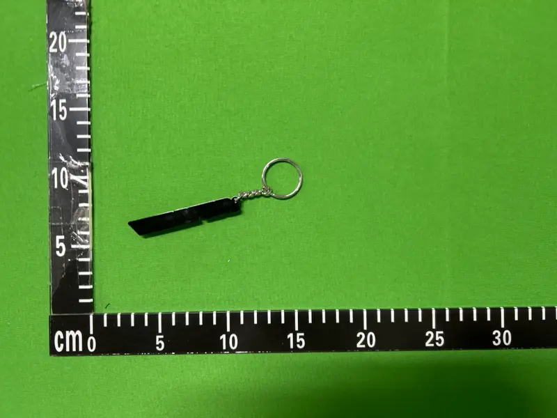Supreme Bevel Logo KeyChain QC photo 18