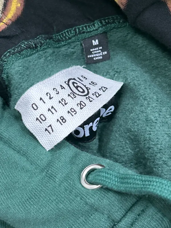 Maison Margiela x Supreme Hoodie (Black) QC photo 16
