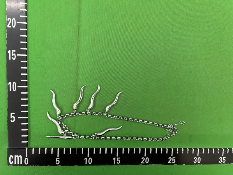 Metal Tooth Necklace QC photo 1