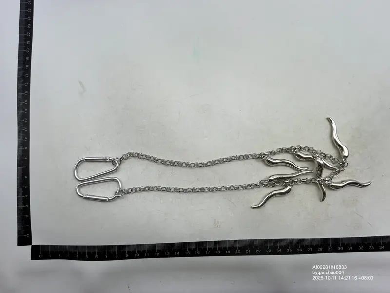 Metal Tooth Necklace QC photo 16