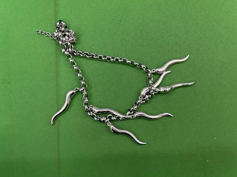 Metal Tooth Necklace QC photo 3