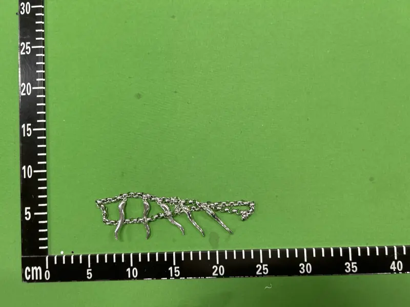 Metal Tooth Necklace QC photo 5