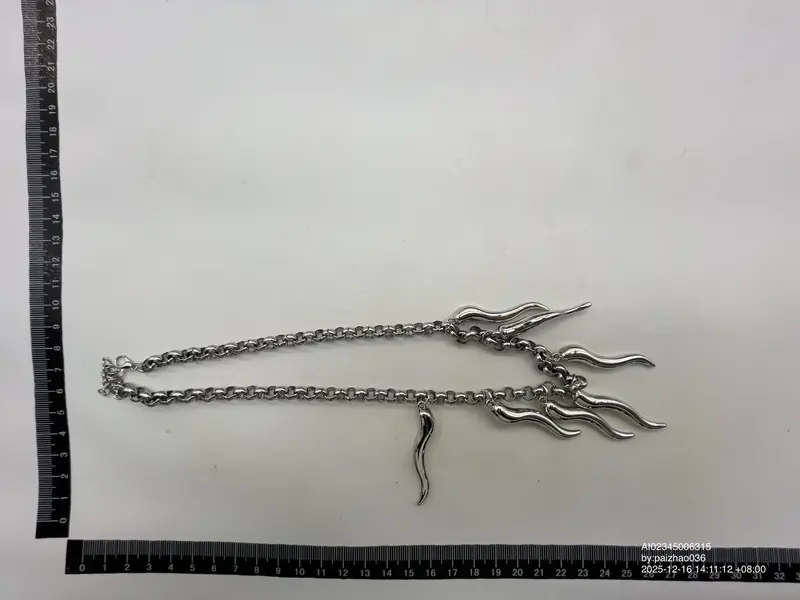 Metal Tooth Necklace QC photo 7