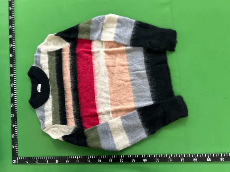 Saint Laurent Striped Mohair Knit Sweater QC photo 10