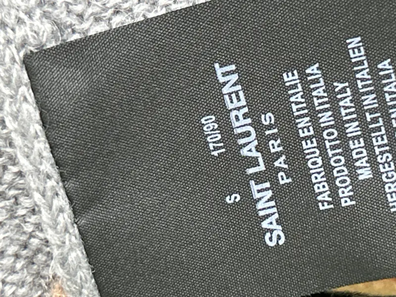 Saint Laurent Striped Mohair Knit Sweater QC photo 14