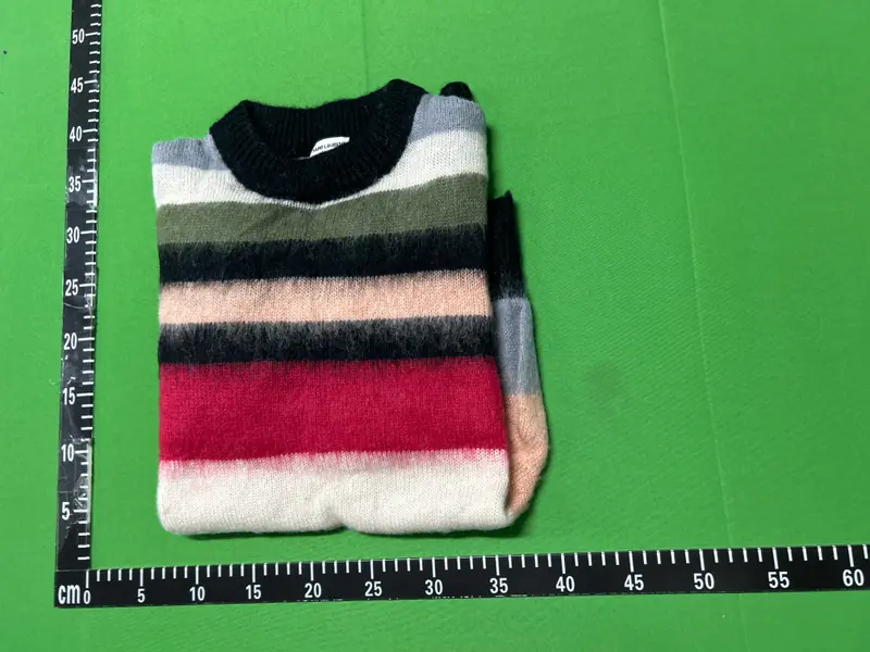 Saint Laurent Striped Mohair Knit Sweater QC photo 17
