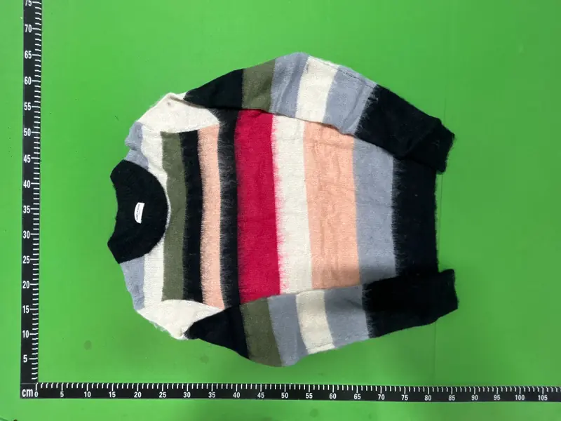 Saint Laurent Striped Mohair Knit Sweater QC photo 2