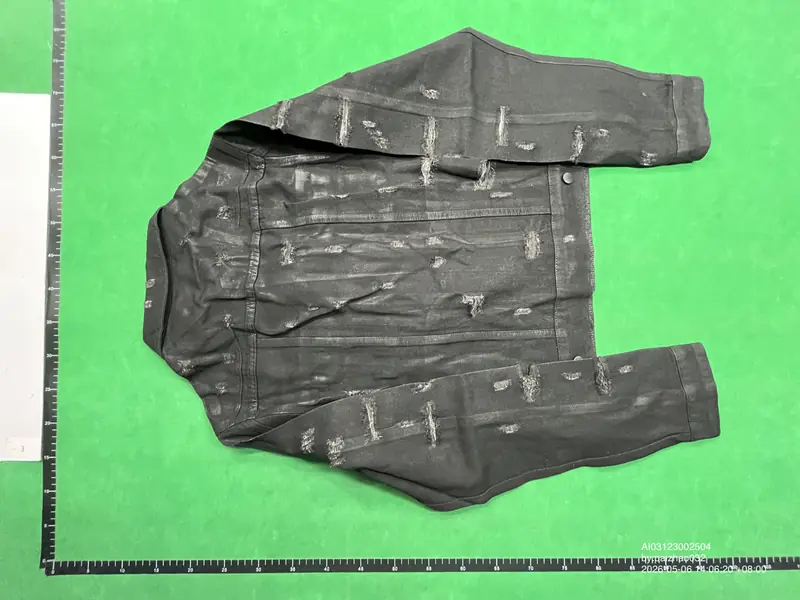 Dior Hedi Slimane Strip Wax Denim Jacket QC photo 14