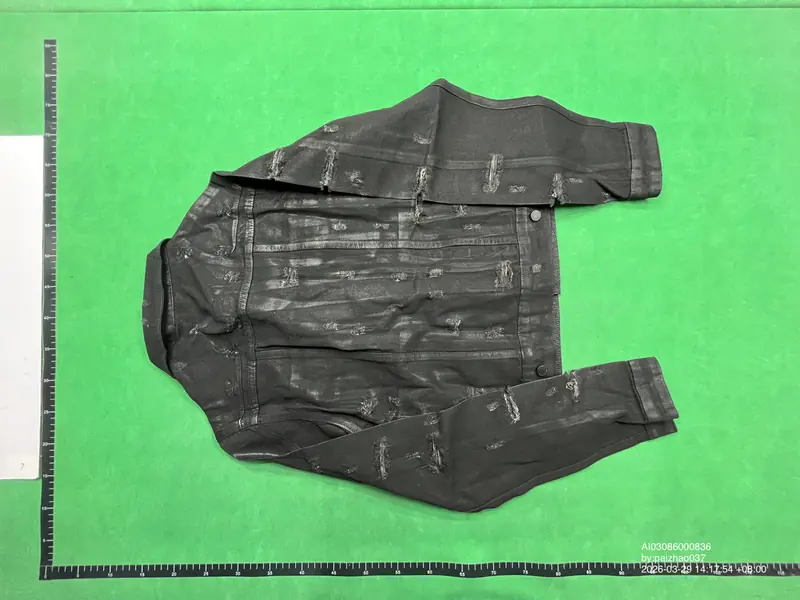 Dior Hedi Slimane Strip Wax Denim Jacket QC photo 18