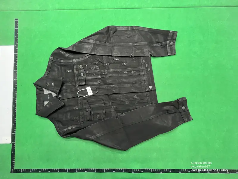 Dior Hedi Slimane Strip Wax Denim Jacket QC photo 19