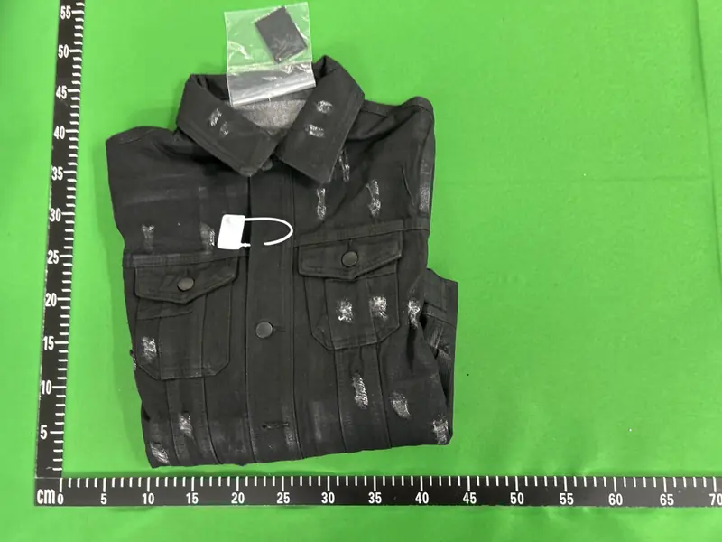 Dior Hedi Slimane Strip Wax Denim Jacket QC photo 9