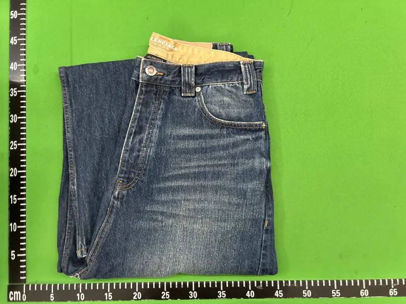 Balenciaga Baggy Jeans (Blue) QC photo 1