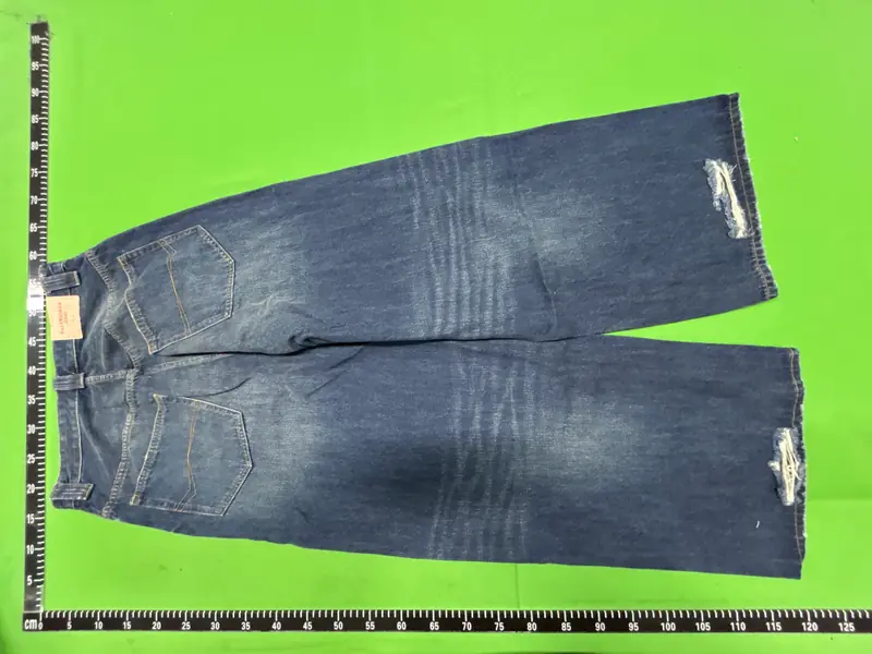 Balenciaga Baggy Jeans (Blue) QC photo 14