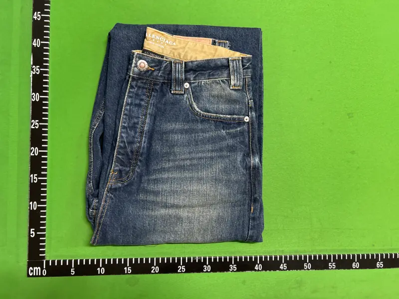 Balenciaga Baggy Jeans (Blue) QC photo 17