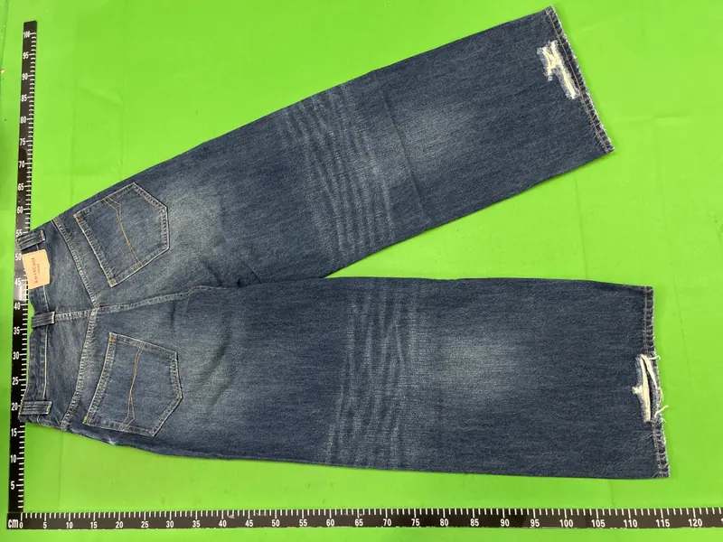 Balenciaga Baggy Jeans (Blue) QC photo 4