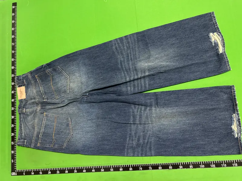 Balenciaga Baggy Jeans (Blue) QC photo 7