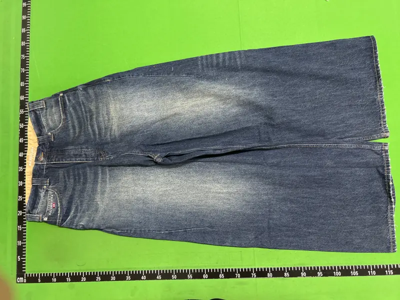 Balenciaga Baggy Jeans (Blue) QC photo 8