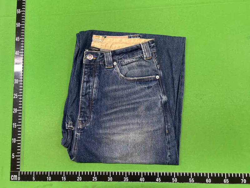 Balenciaga Baggy Jeans (Blue) QC photo 9