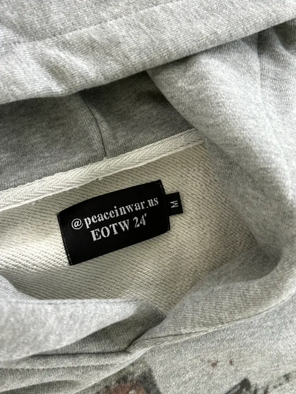 Peaceinwar Soldier Hoodie QC photo 14