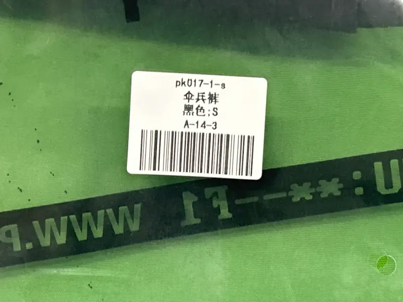 Paiki Parachute Pants (Grey and Black) QC photo 1